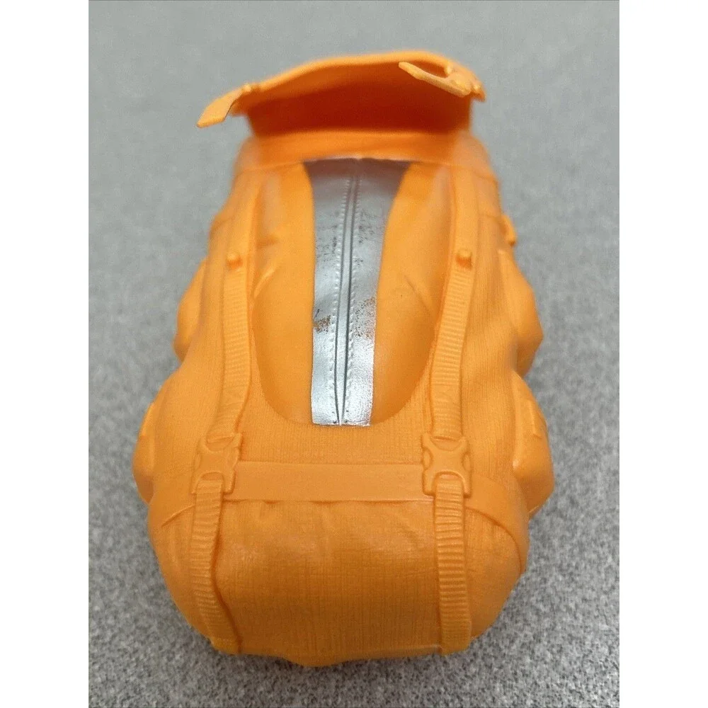 Vintage Barbie Orange Backpack, Camping Fun, Mountain‎ Hiking, Orange/Grey